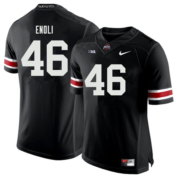 Ohio State Buckeyes #46 Madu Enoli Men Official Jersey Black